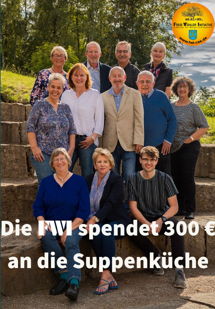 Foto: Gruppenbild von FWI-Mitglieder, die mit Ihrer Spende zum Mitmachen einladen