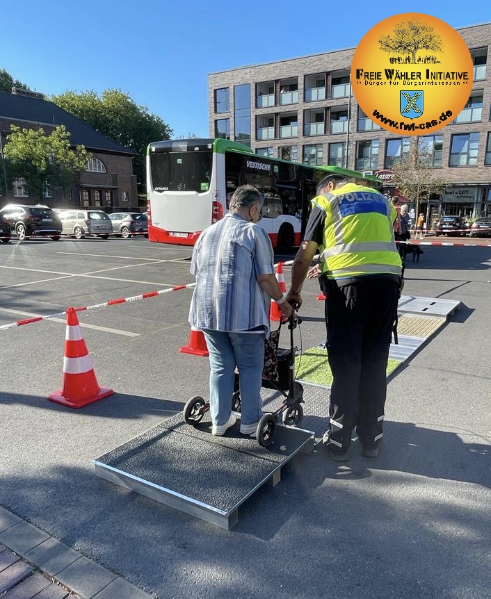 Foto: Rollator-Parcours der Polizei Recklinghausen